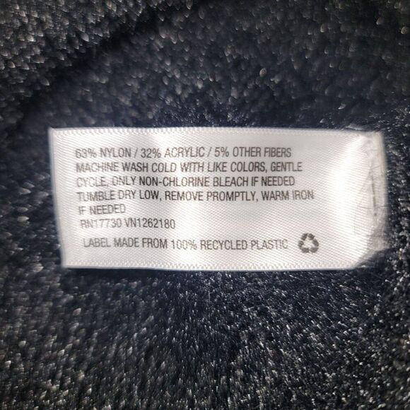 A New Day Black Long Sleeve Women's Soft Knit Black Fuzzy‎ Sweater Size S - Picture 6 of 7